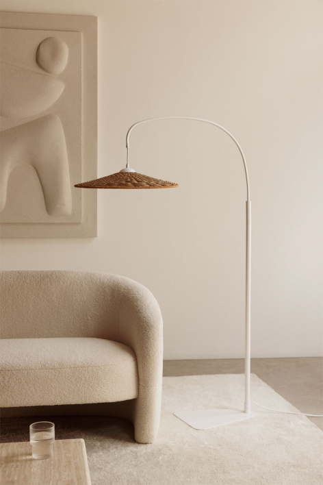 Stehlampe aus Eisen Sopant - Weiss