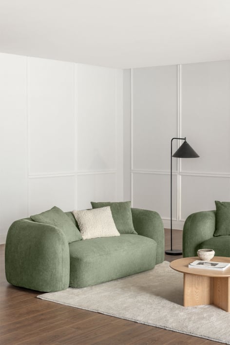 Coco 2-Sitzer-Sofa aus Chenille - Chenille Salbei Grün