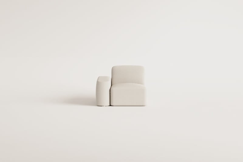Linkes Eckmodul für Bastian-Modulsofa 
