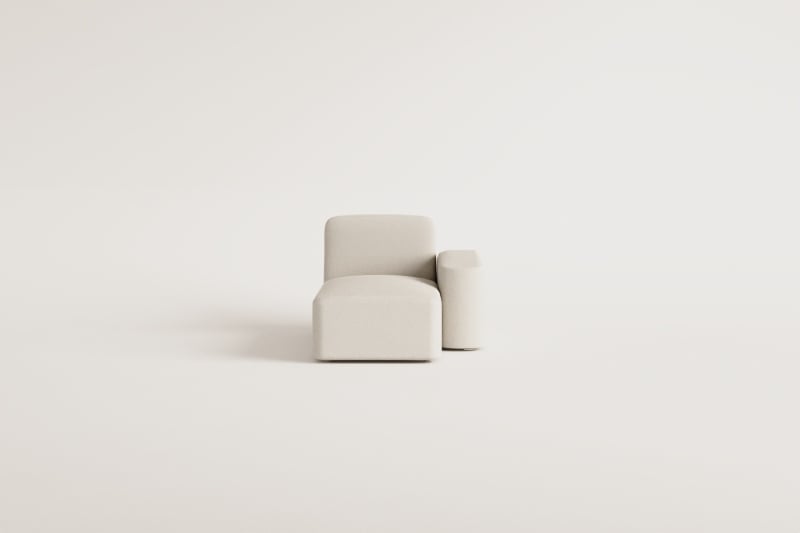 Rechtes Chaiselongue-Modul für Bastian-Modulsofa
