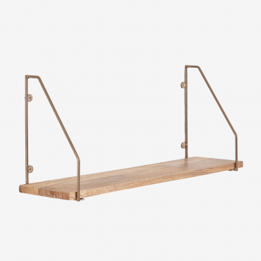 Daven Wandregal Aus Mangoholz 1 Regal - Sklum