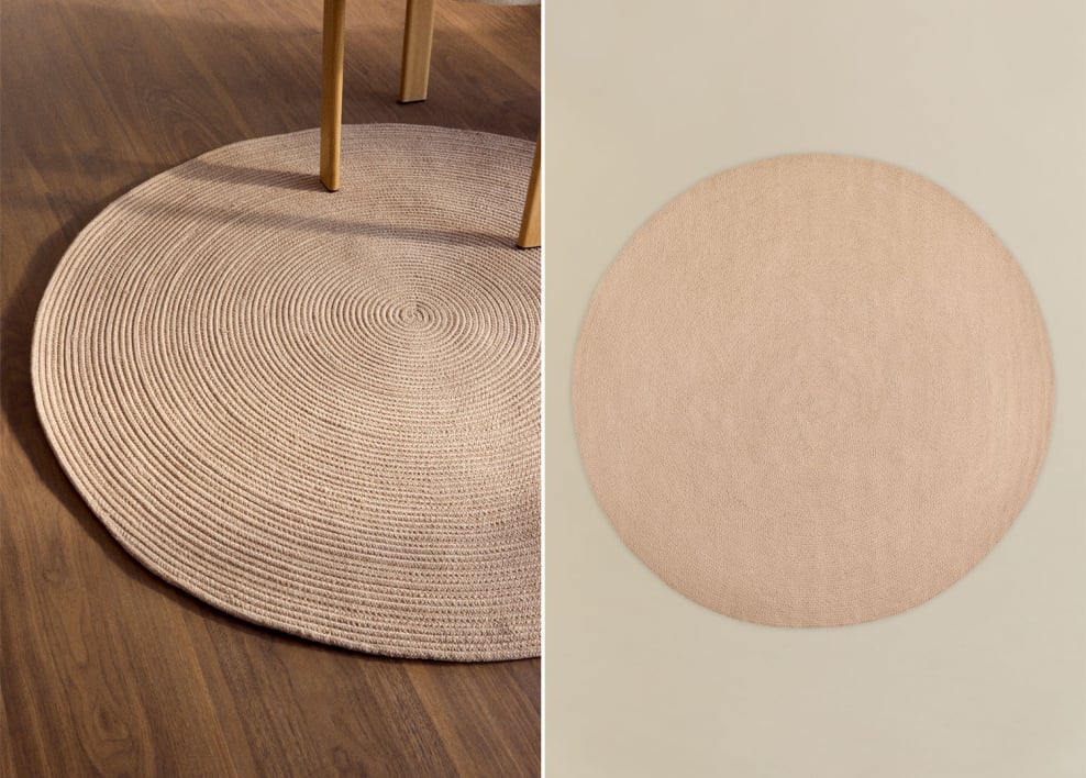 Runder Teppich Ø200 cm aus Polypropylen Lisandra - Vintage beige