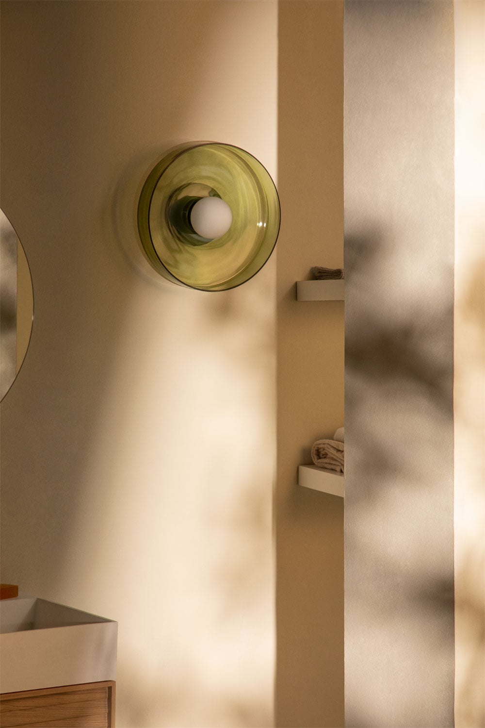Applique murale en métal Arilda Beige Crème | Rakuten