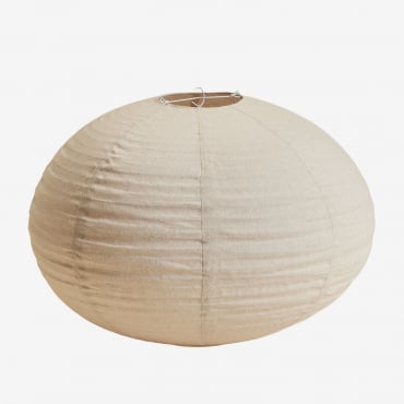 Elijah Leinen-lampenschirm Ø50 Cm - Sklum