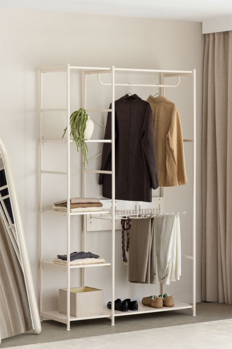 Offener Kleiderschrank aus Eisen Elviah