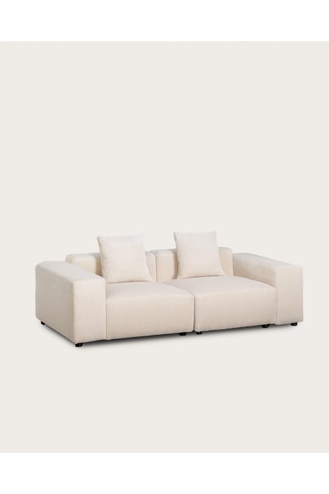 2-teiliges Modulsofa (↔︎230 cm) mit niedrigen Armlehnen Bruna