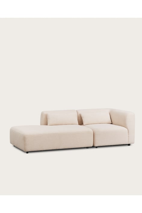 2-teiliges modulares Ecksofa Fogler mit Chaiselongue links