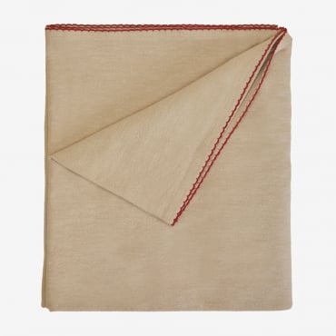 Tischdecke 170x250 Cm Aus Baumwolle Tanami Granat - Sklum