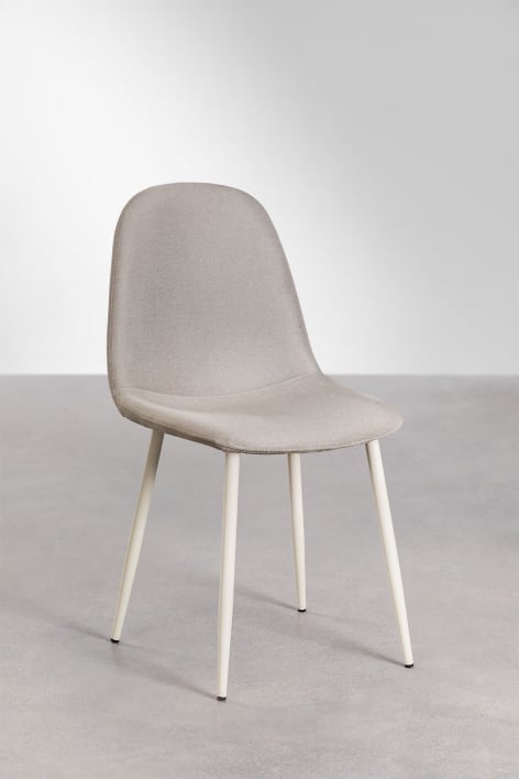 Pack mit 2 Glamm Esszimmerstühlen - Creme-Beige