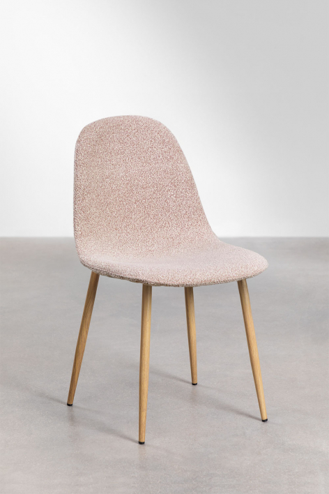 Pack mit 4 Glamm Esszimmerstühlen - Natürliches Holz