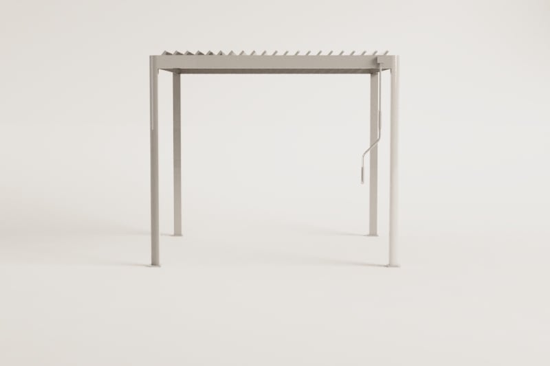 Bioklimatische Pergola mit Aluminiumlamellen Druvia