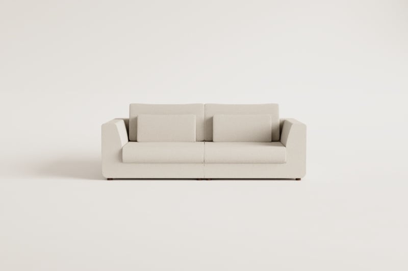 2-teiliges modulares Sofa aus Chenille Cataline
