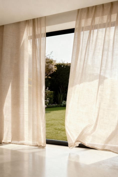 Vorhang 140x260 cm aus Baumwolle Neidra