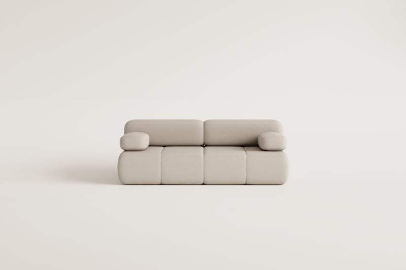 Kendall Vakuumverpacktes 2-teiliges Modulares Bouclé-Sofa