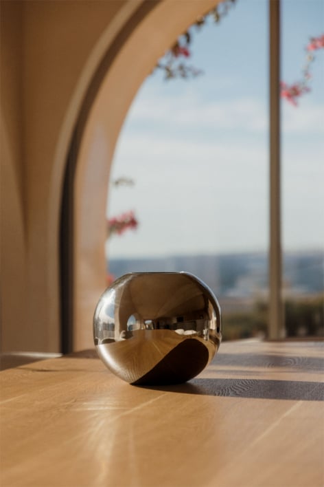 Brania Vase aus Edelstahl