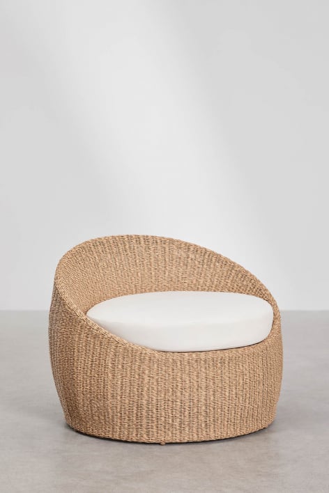 Pack mit 2 Gartenstühlen aus synthetischem Rattan Clarnyx