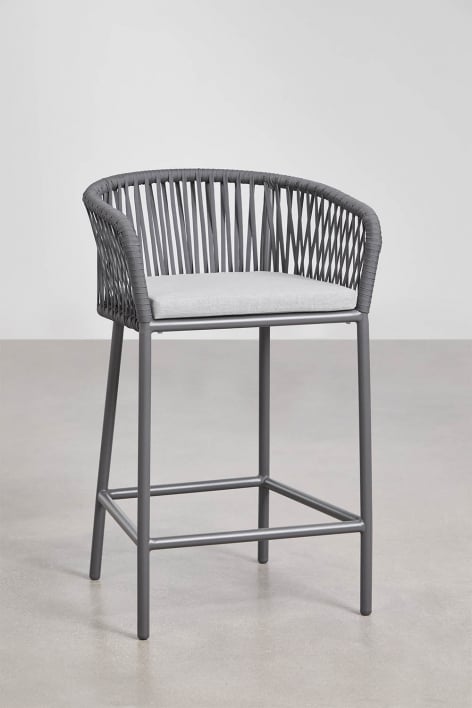 Arhiza hoher Gartenhocker - Grau Graphit