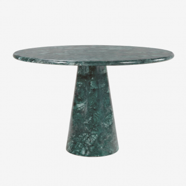 Runder Esstisch Ø120 Cm Aus Alodia-marmor Grüner Marmor Udaipur - Sklum