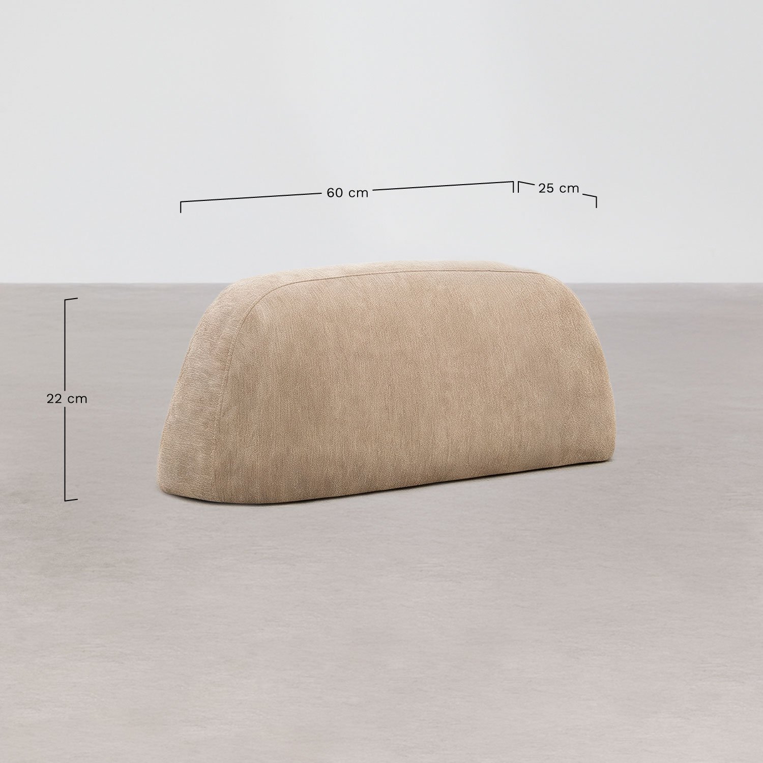 Armlehne für das modulare Sofa Giorgia, gepolstert, MA&szlig;E