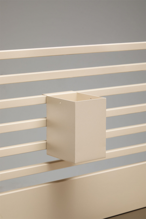 Besteckkorb 15x10 cm für modulare Außenküche aus Stahl Savona