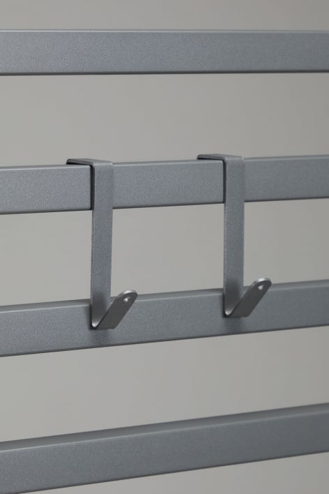 Pack mit 2 Haken für modulare Außenküche aus Stahl Savona