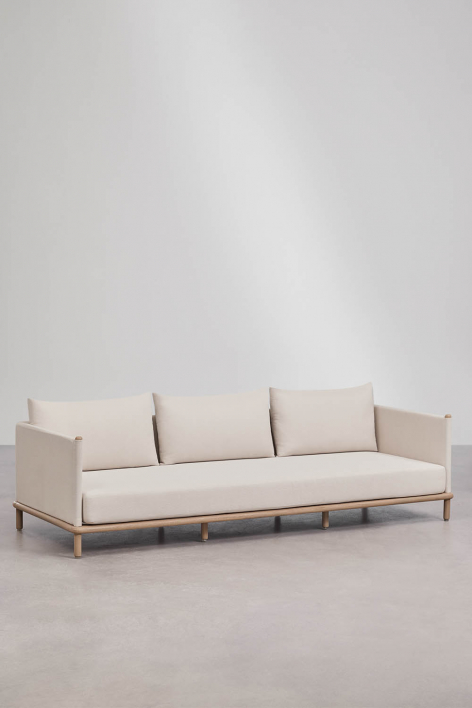 3-Sitzer-Sofa aus Akazienholz Olivia