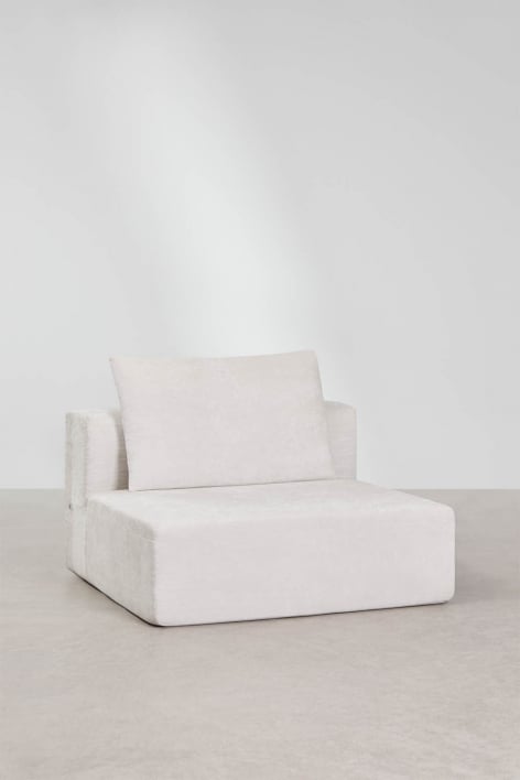 Zentrales Modul für modulare Chenille-Sofas, vakuumverpackt Norridge