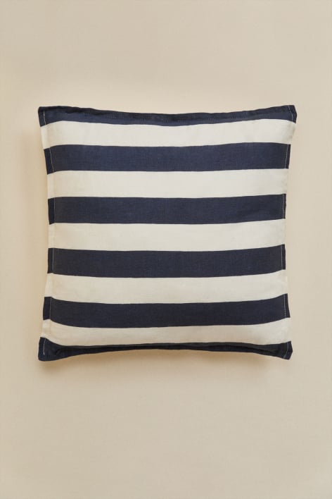 Quadratisches Kissen 45x45 cm aus Leinen Trakos