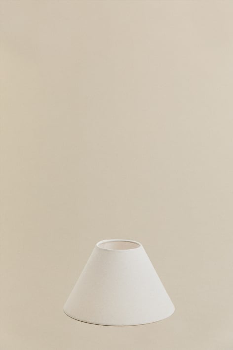 Lampenschirm aus Leinen Menorca - Weiss