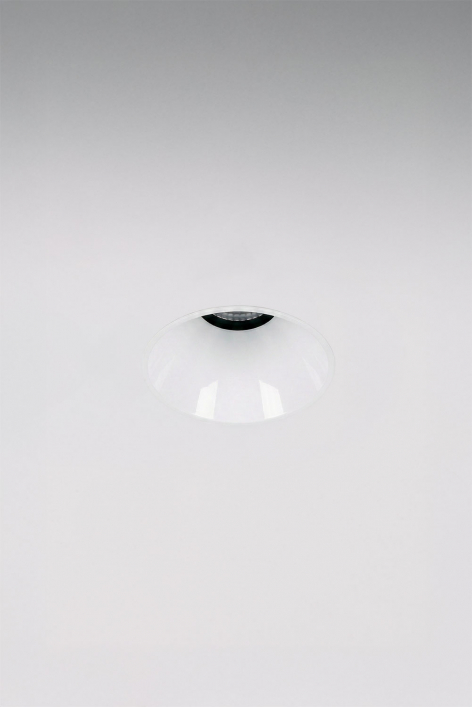 Downlight LED Einbauleuchte rahmenlos trimless rund Ø3,6 cm für den Außenbereich aus Aluminium Luisiana