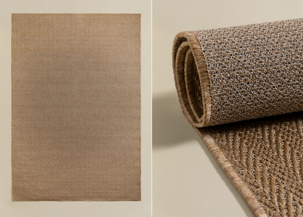 Rechteckiger Outdoor-Teppich 300x400 cm aus Polypropylen Serika