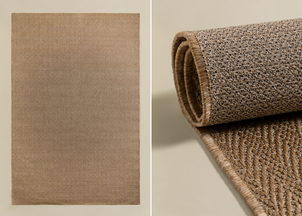 Rechteckiger Outdoor-Teppich 300x500 cm aus Polypropylen Serika