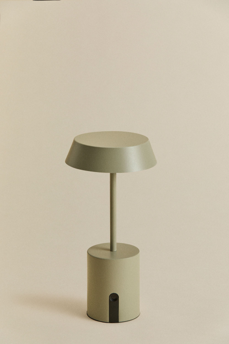 Kabellose LED-Tischlampe Uliana - Grün Caqui