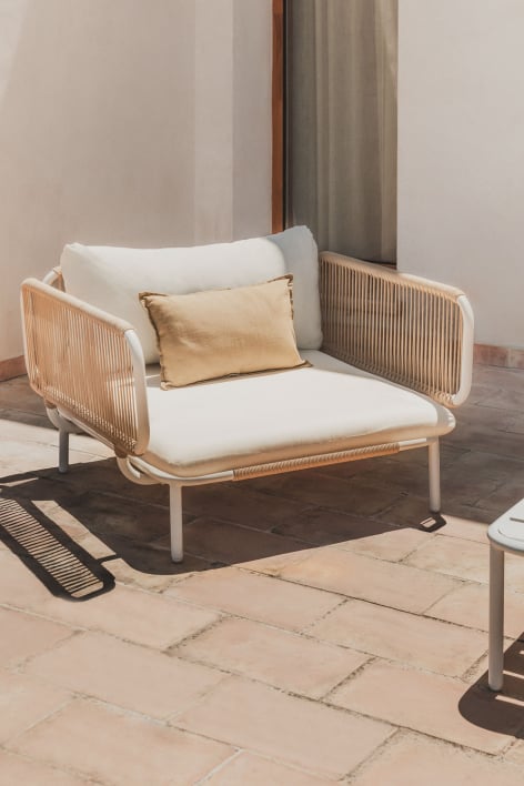 Modularer Sofasessel für den Garten