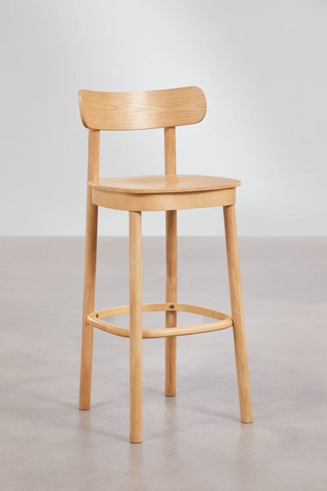 Hoher Hocker aus Holz Taleri