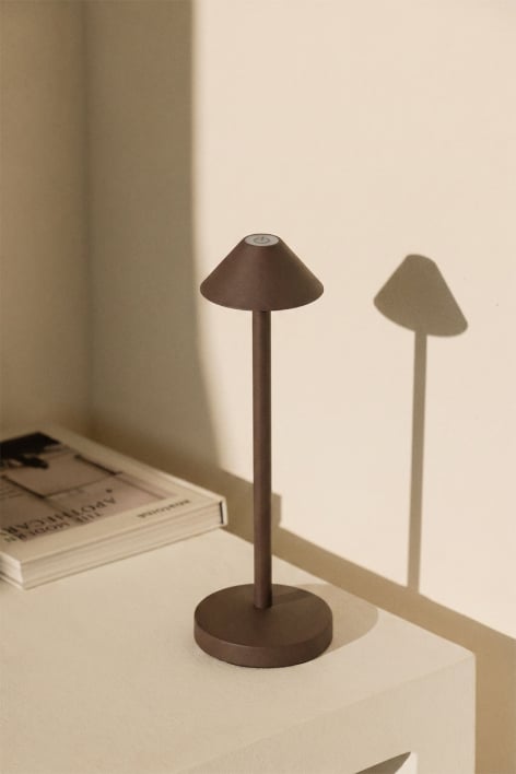 Kabellose LED-Tischlampe aus Eisen Emilija