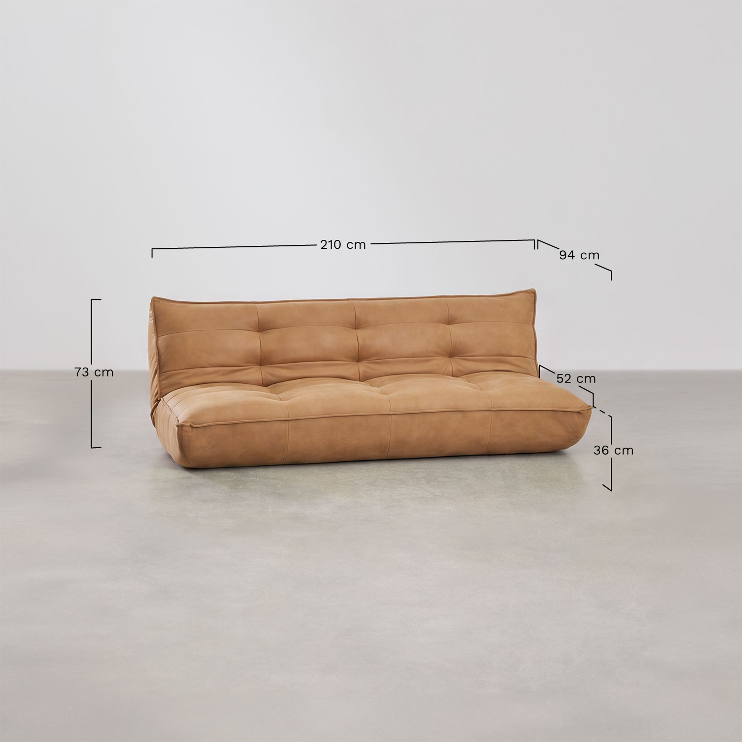 3-Sitzer Schlafsofa Mati, MA&szlig;E