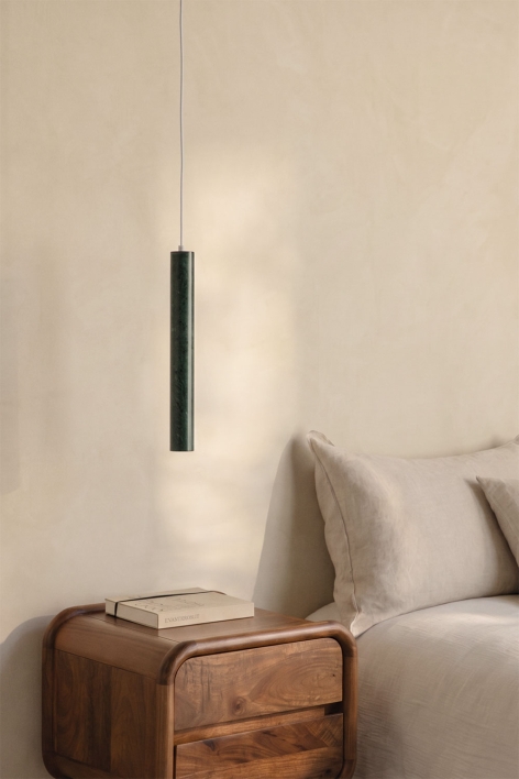 LED Pendelleuchte aus Naturstein Davise