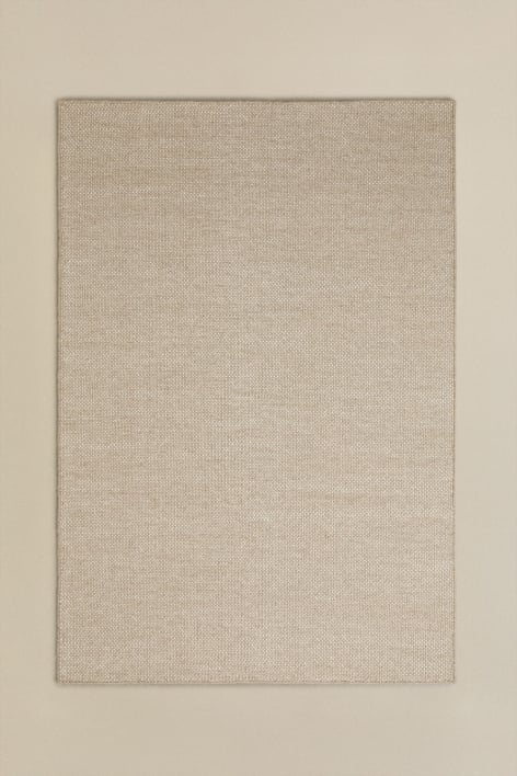 Rechteckiger Wollteppich Jultriz - Beige Tapioca