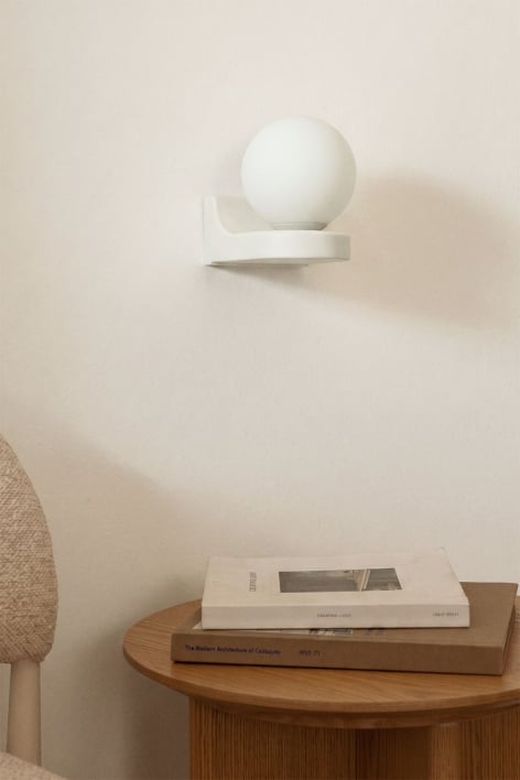 Lanham Aluminium-Wandlampe - Weiss