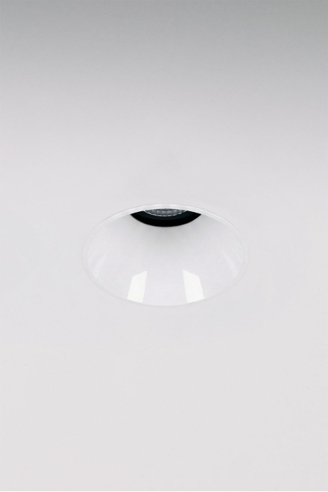 Downlight LED Einbauleuchte rahmenlos trimless rund Ø5,3 cm aus Aluminium Orelva