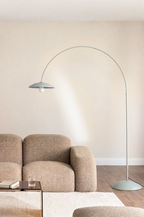 Lomira Stehlampe aus Eisen - Grün Caqui