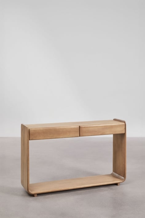Rechteckige Konsolentisch 120x30 cm aus Tinsley-Holz