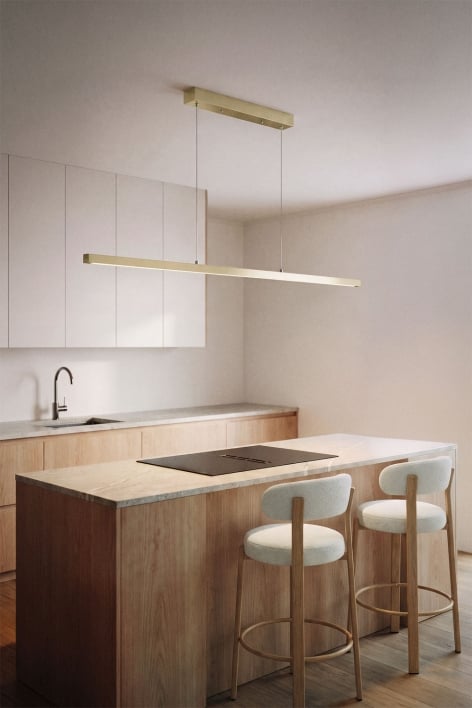 LED 120 cm lineare Pendelleuchte mit indirektem Licht aus Aluminium Danile