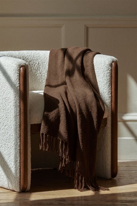 Maidina Chenille Plaid Decke