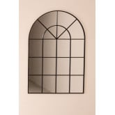 Wandspiegel aus Metall in Fensteroptik (135x92 cm) Paola, Miniaturansicht 3