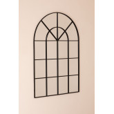 Wandspiegel aus Metall in Fensteroptik (135x92 cm) Paola, Miniaturansicht 2