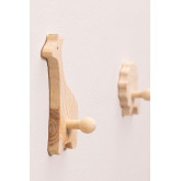 Wandgarderobe aus Holz Giraf Kids , Miniaturansicht 3