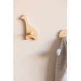 Wandgarderobe aus Holz Giraf Kids , Miniaturansicht 1
