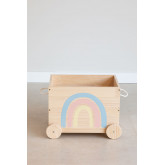 Aufbewahrungswagen aus Holz Tedis Kids , Miniaturansicht 3